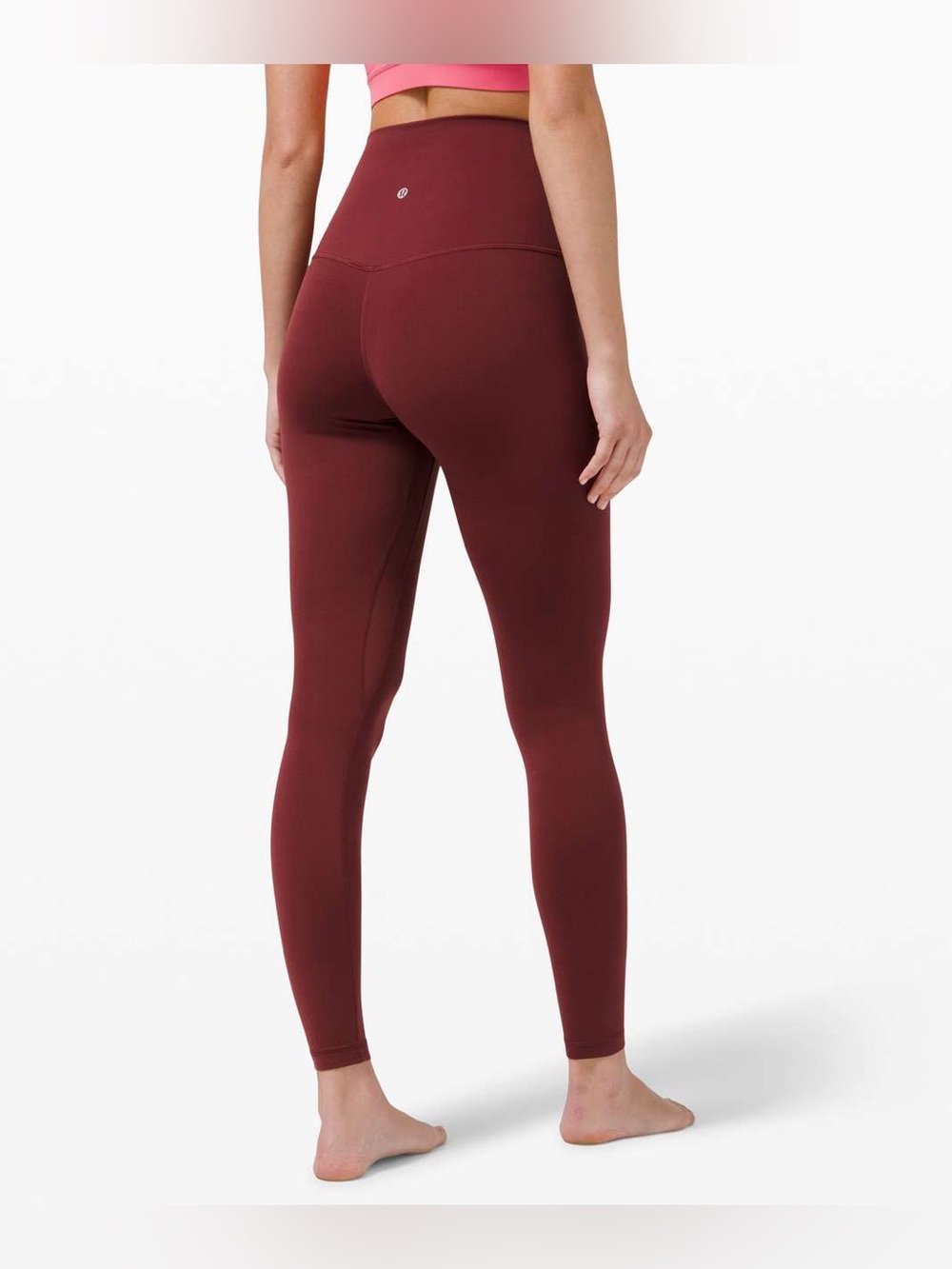 ✨🍇 Lululemon Align™ High-Rise Leggings Burgundy Nulu 25” – Size 8 - Picture 2 of 4